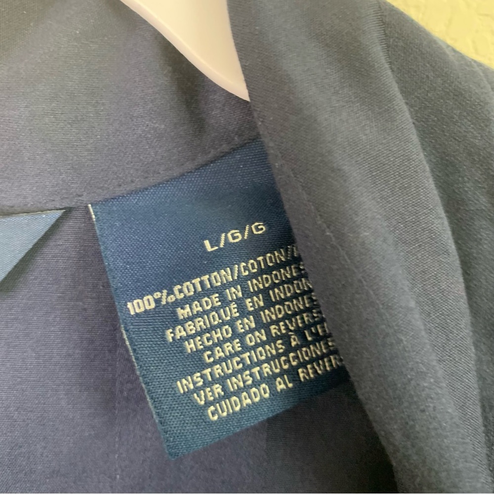 Polo Ralph Lauren Mens blue crest button down long sleeve pajama shirt L NWT - Picture 8 of 10